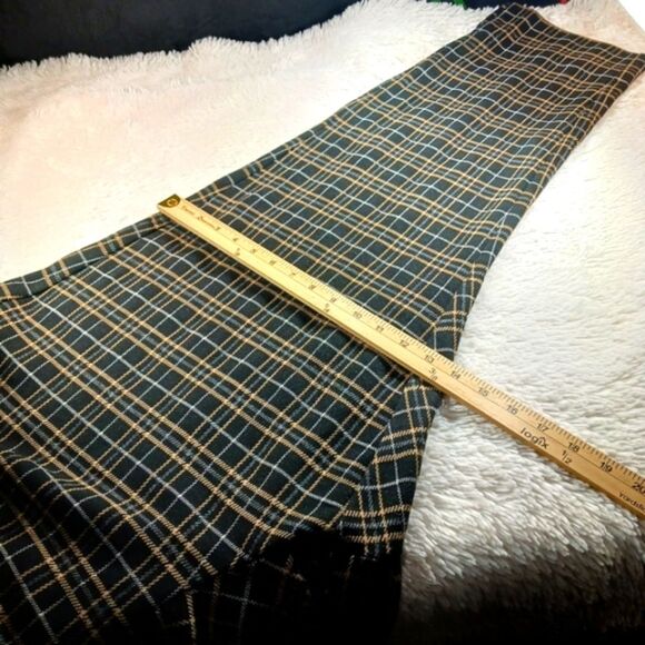 J. Jill Ponte Slim Leg Black Multi Plaid Pull Up Pants. Rayon/ Viscose 4X. NEW.. - Picture 14 of 14